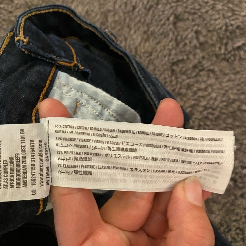 ABERCROMBIE & FITCH Women’s Mid Rise Skinny Jeans - Picture 14 of 15